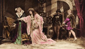 ウィリアム・シェイクスピアのオフィーリア 作： Hans Makart